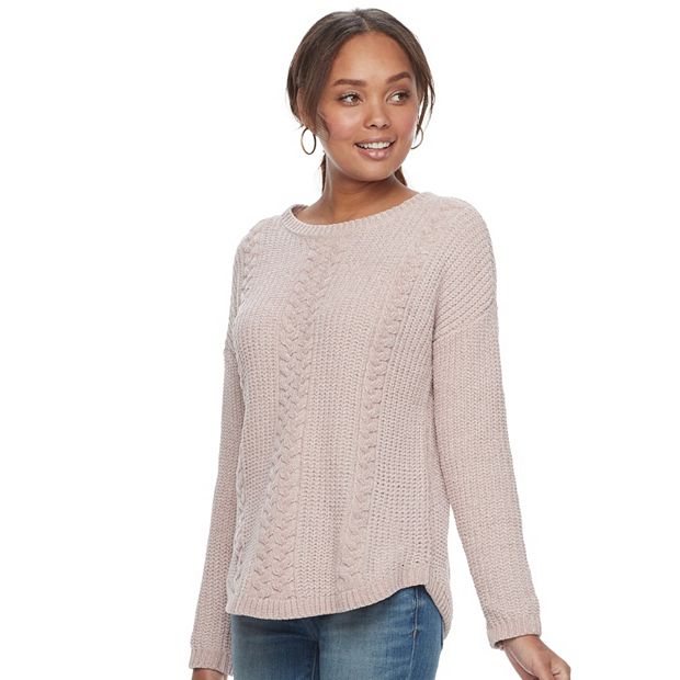 Women's Sonoma Goods For Life® Cable-Knit Chenille Sweater