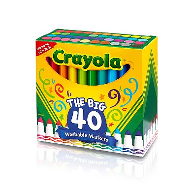 Crayola 40-pk. UltraClean Washable Markers