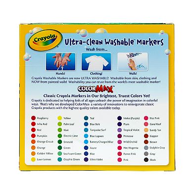 Crayola 40-pk. UltraClean Washable Markers
