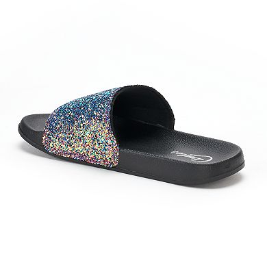 Women's Candie's® Glitter Slide Sandals