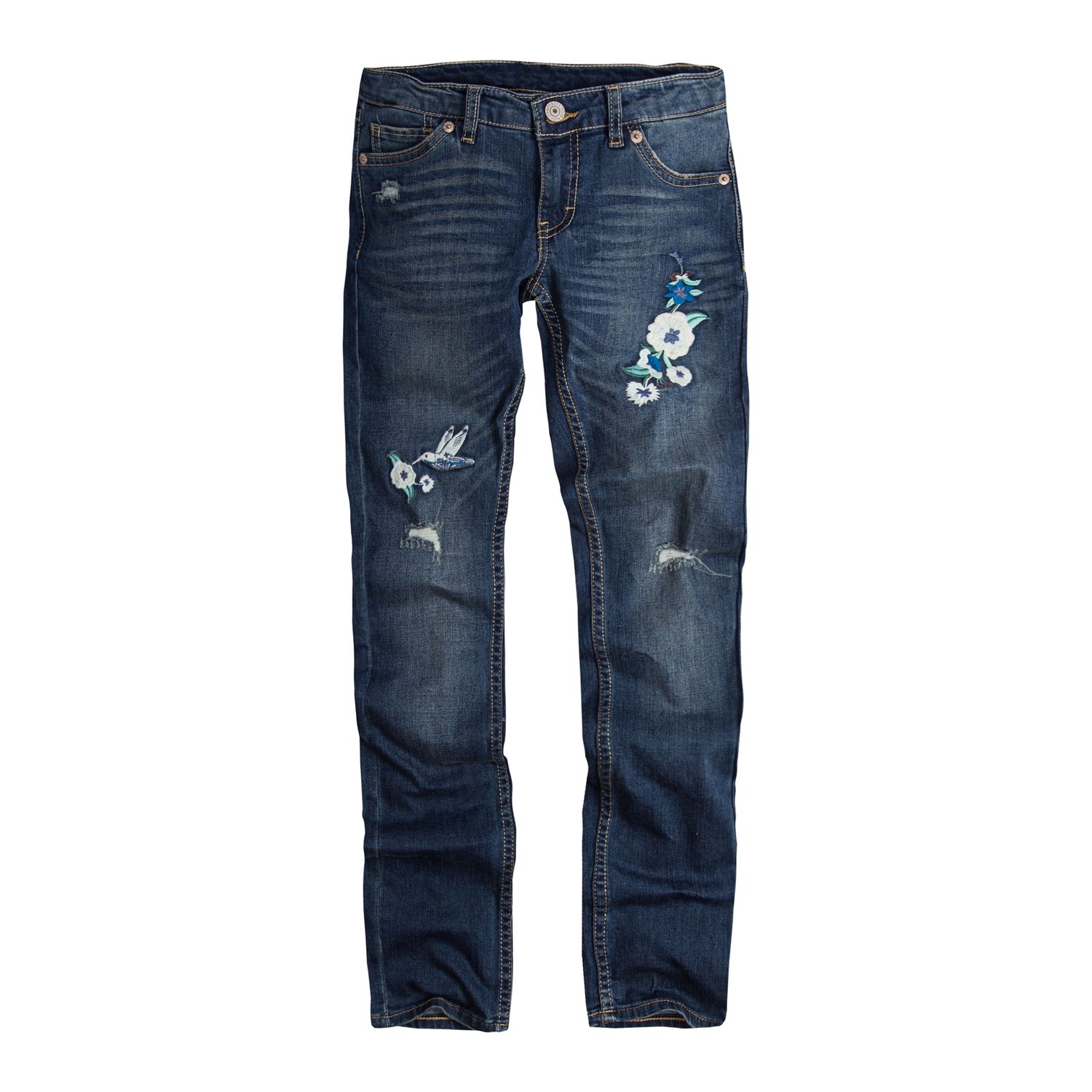 levi's flower jeans