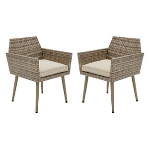 INK+IVY Avery Patio Arm Chair 2-piece Set