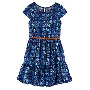 Disney's Elena of Avalor Girls 4-7 Floral Ruffle Dress by Jumping Beans®