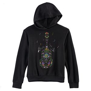 Disney D-Signed Coco Girls 7-16 Guitar Graphic Hoodie