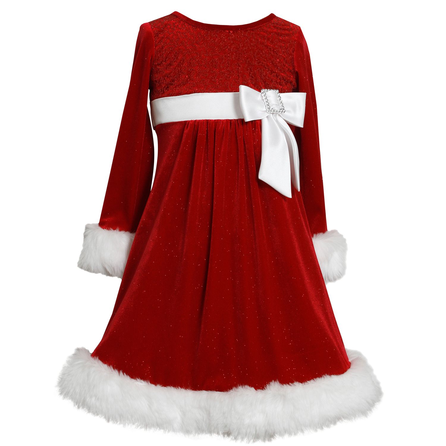 plus size red velvet christmas dress