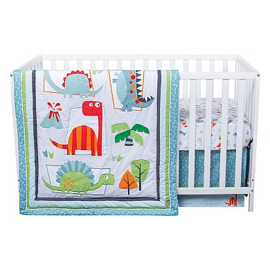 Trend Lab Dinosaur Roar 3-pc. Crib Bedding Set