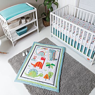 Trend Lab Dinosaur Roar 3-pc. Crib Bedding Set