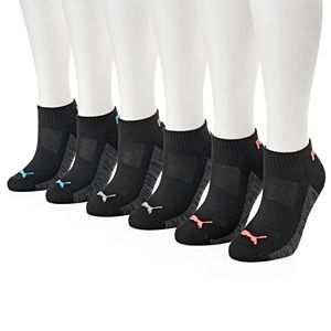 Women's PUMA 6-pk. Athletic Terry Quarter Socks