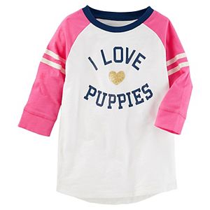 Girls 4-12 OshKosh B'gosh® Animal Raglan Tee