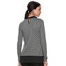 Women's ELLE™ Dot Mock-Layer Sweater