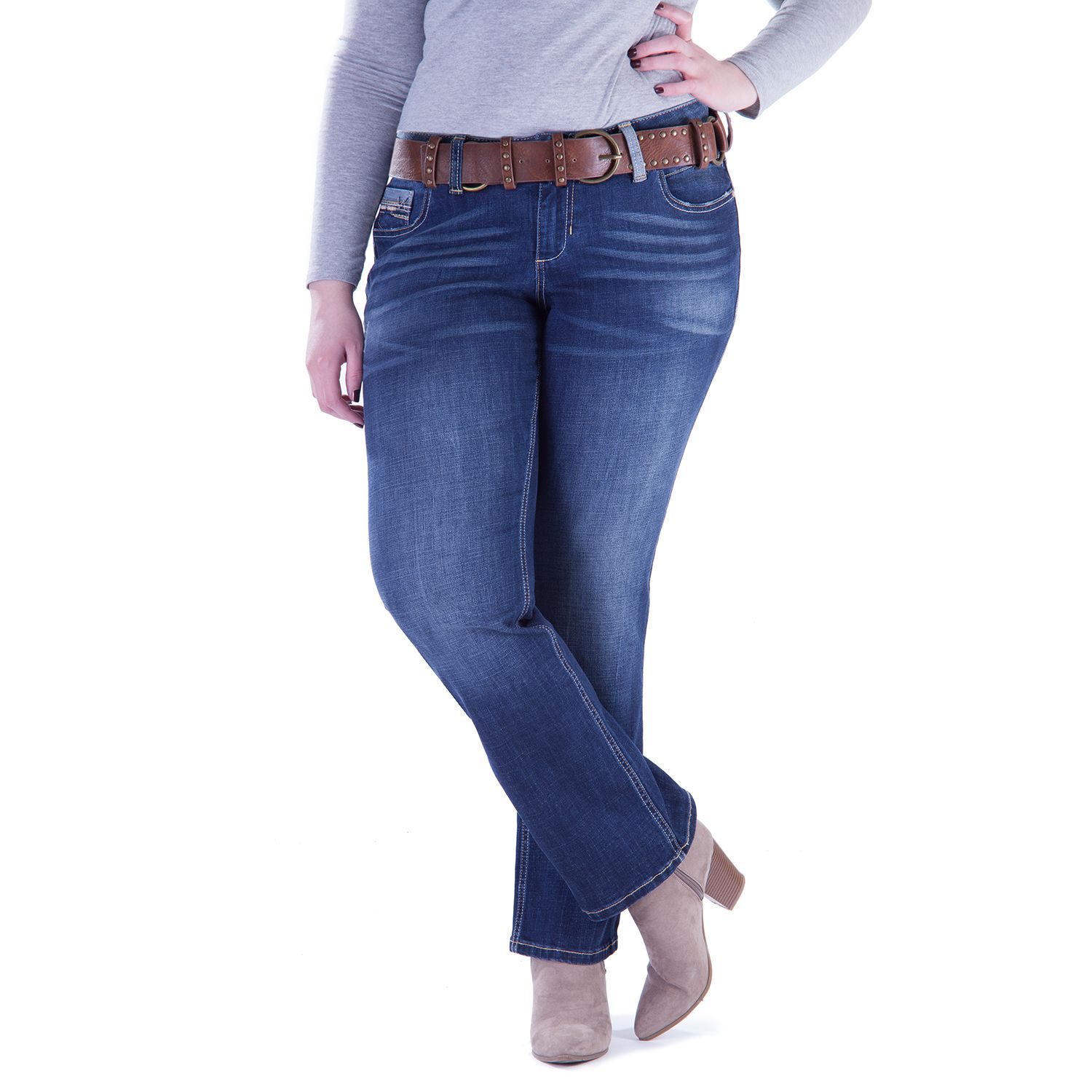 amethyst plus size bootcut jeans