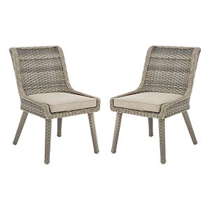Madison Park Dana Patio Accent Chair 2-piece Set