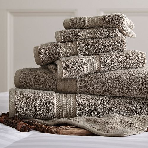 Allure Solid 6piece Bath Towel Set