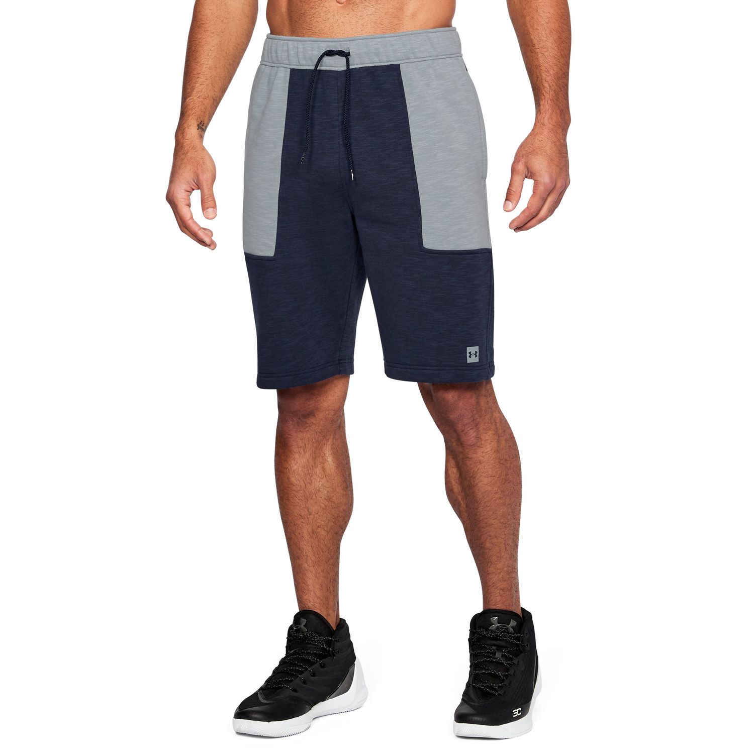 under armour fleece shorts mens