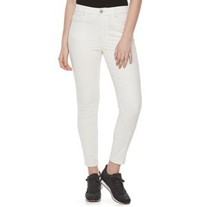 Juniors' SO® Velvet High-Waist Ankle Jeggings