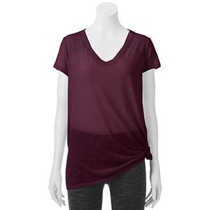 Juniors' SO® Knot Front  Active Tee