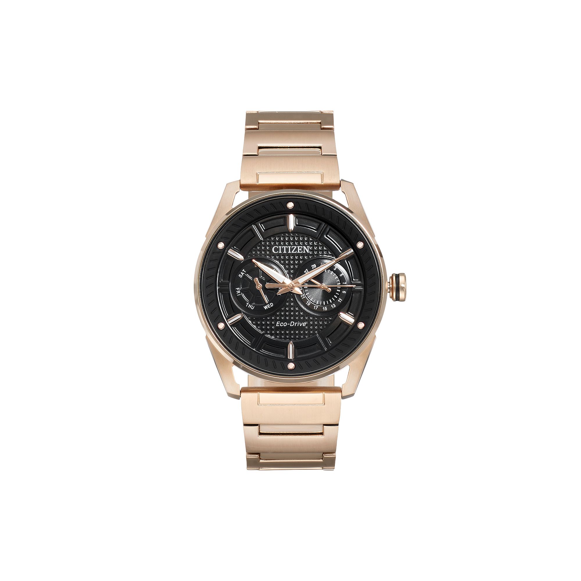 Drive From Citizen Eco-Drive Mens CTO Stainless Steel Watch, Size: Large, 
