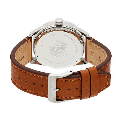 Drive From Citizen Eco-Drive Men's CTO Leather Watch - BU4020-01L