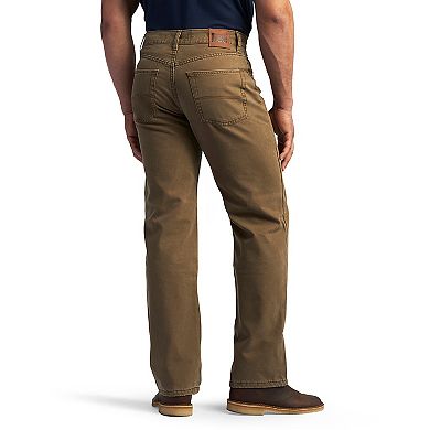 Men's Lee Flannel-Lined Straight-Leg Jeans