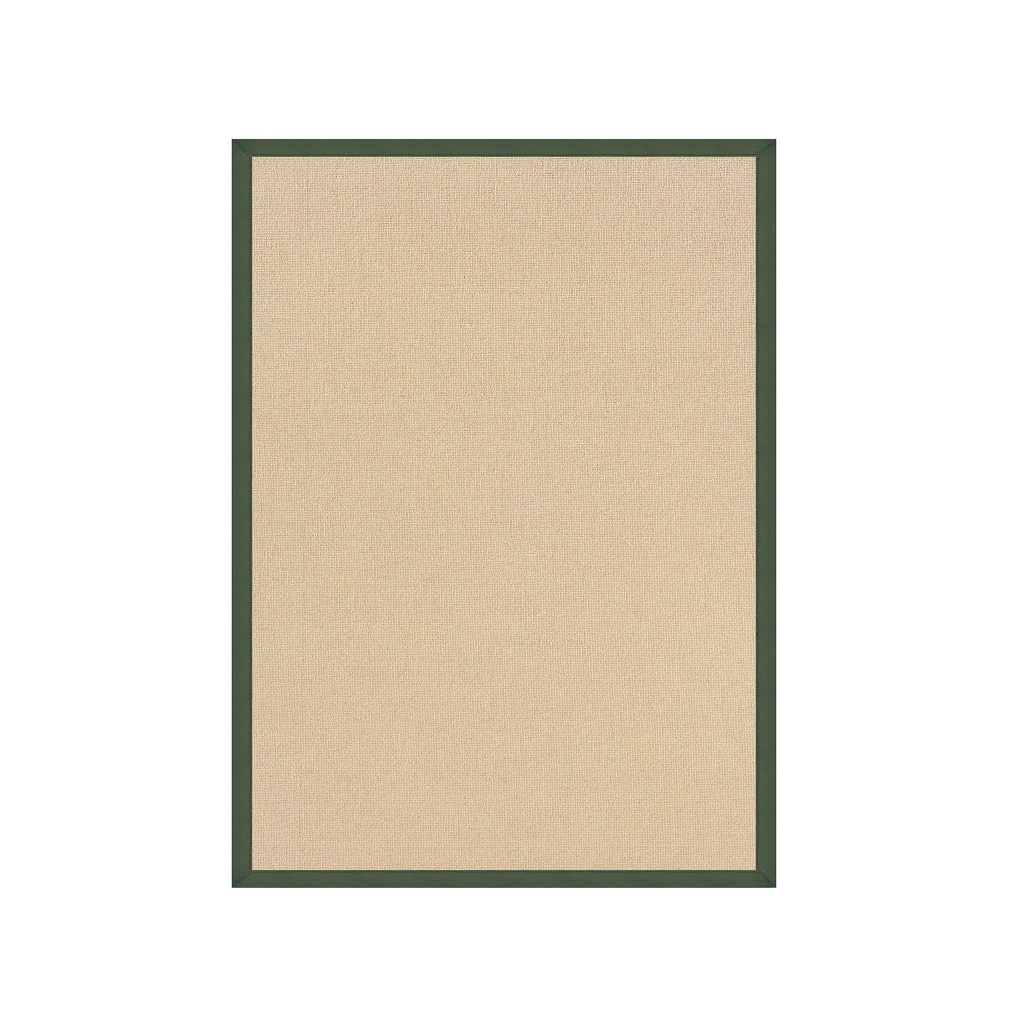 Linon Athena Natural Rug, Green