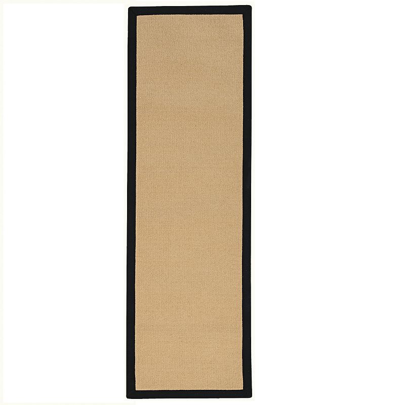 Linon Athena Rug, Black, 8X11 Ft
