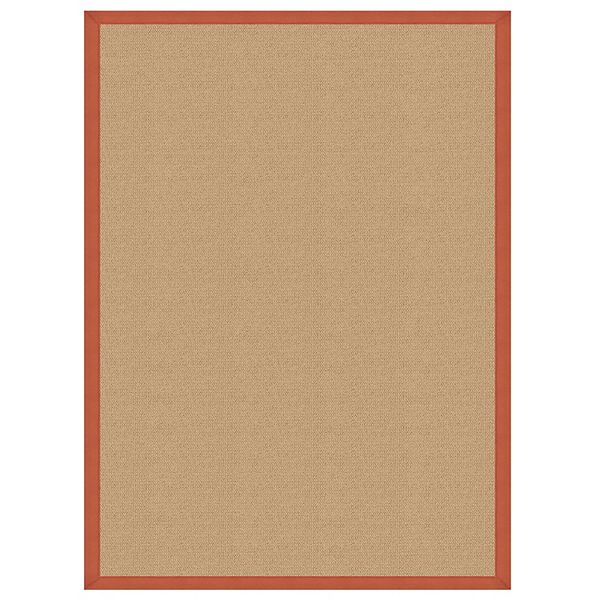 Linon Athena Sisal Rug - Burnt Orange (4X6 FT)
