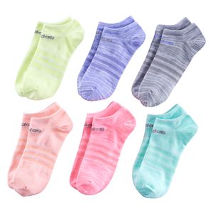Girls 4-16 adidas 6-pk. Superlite No-Show Socks