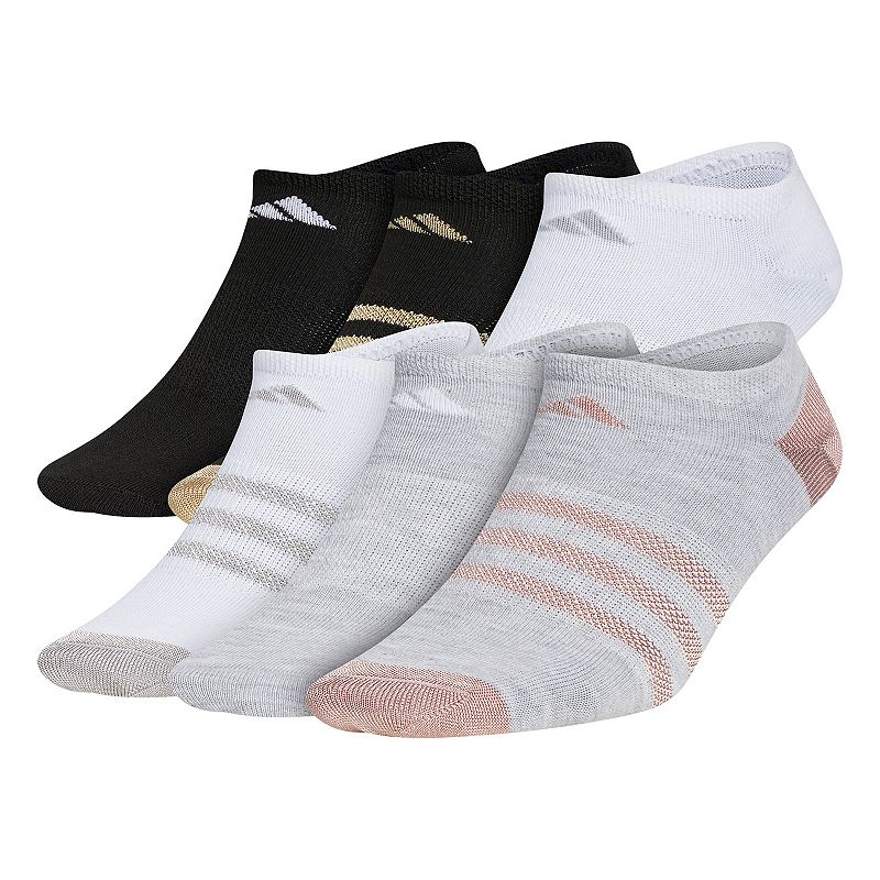 77114909 Girls adidas 6-Pack Superlite No-Show Socks, Size: sku 77114909