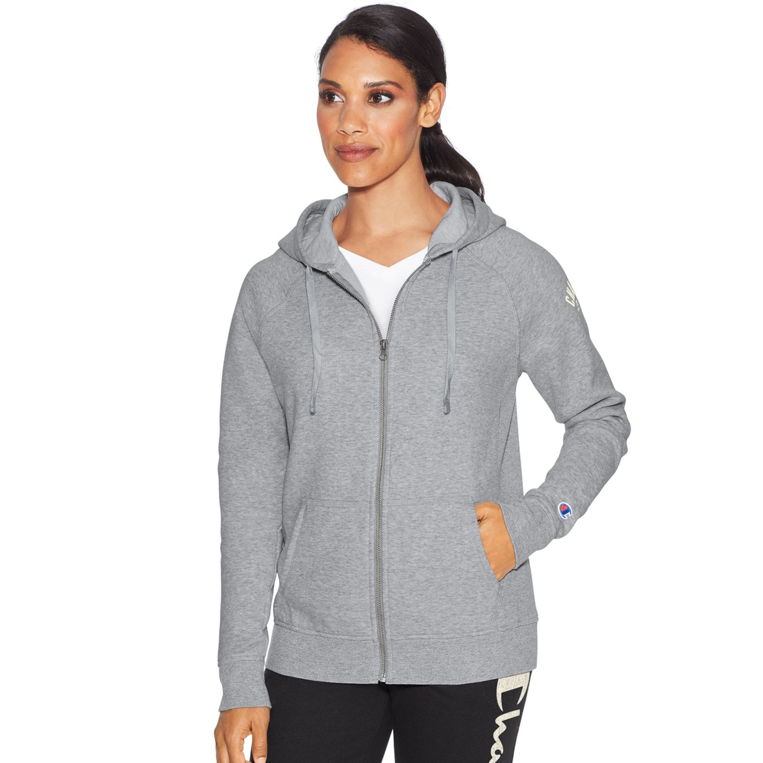 champion gray hoodie womens