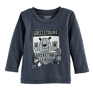Baby Boy Jumping Beans® Puffed & Slubbed Long Sleeve Graphic Tee