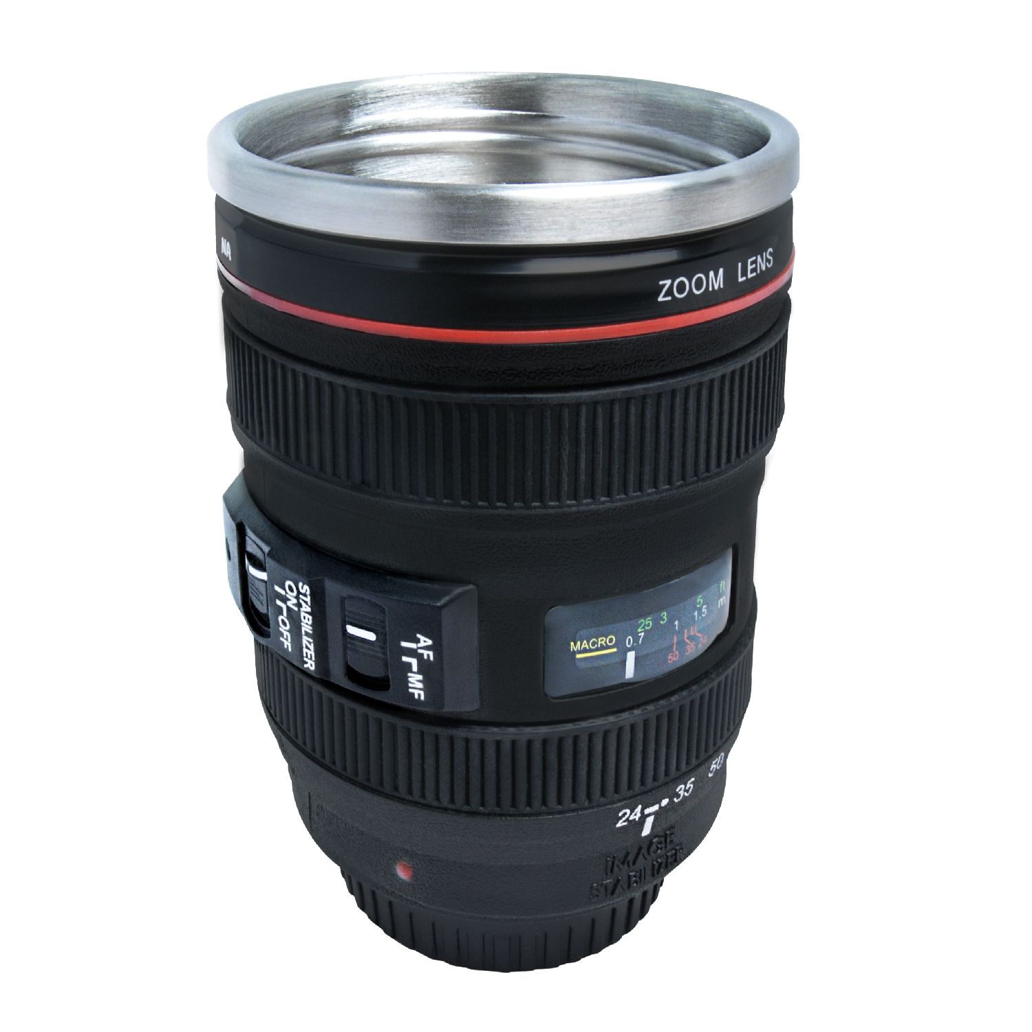 camera lens travel thermos