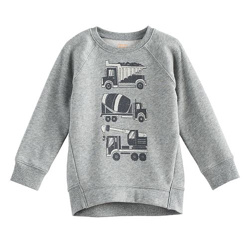Toddler Boy Jumping Beans® Raglan Fleece Graphic Sweatshirt