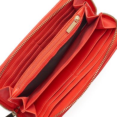 Apt. 9® RFID-Blocking Zip-Around Phone Charging Wallet