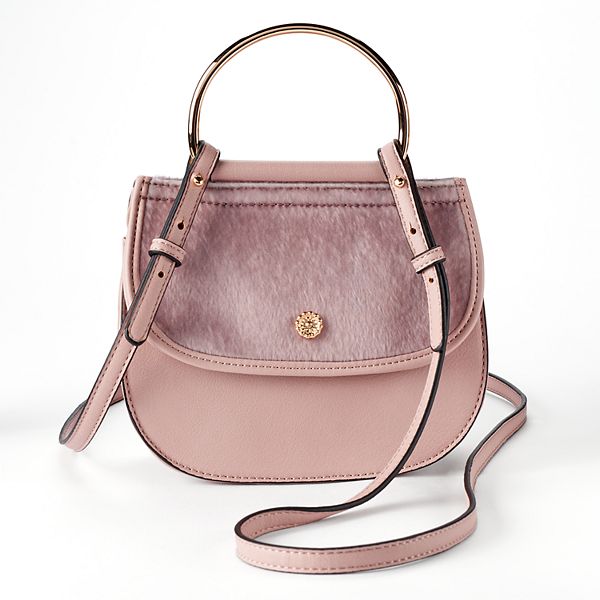 LC Lauren Conrad Delice Patchwork Flap Convertible Crossbody Bag