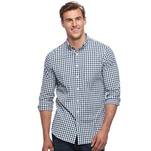Big & Tall SONOMA Goods for Life Flexwear Modern-Fit Button-Down Shirt