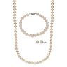 PearLustre by Imperial Freshwater Cultured Pearl Necklace Bracelet & Stud Earring Set