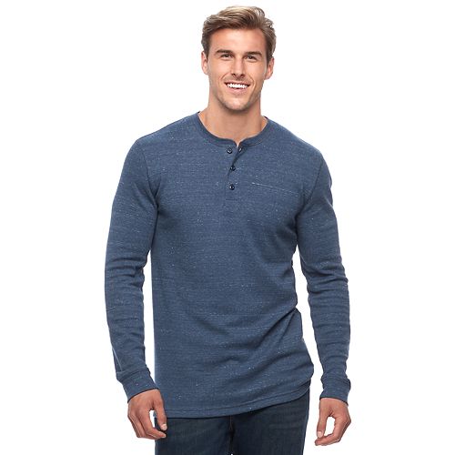 Big & Tall SONOMA Goods for Life® Slim-Fit Thermal Performance Henley