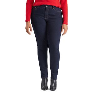 Plus Size Chaps 4-Way Stretch Denim Skinny Jeans