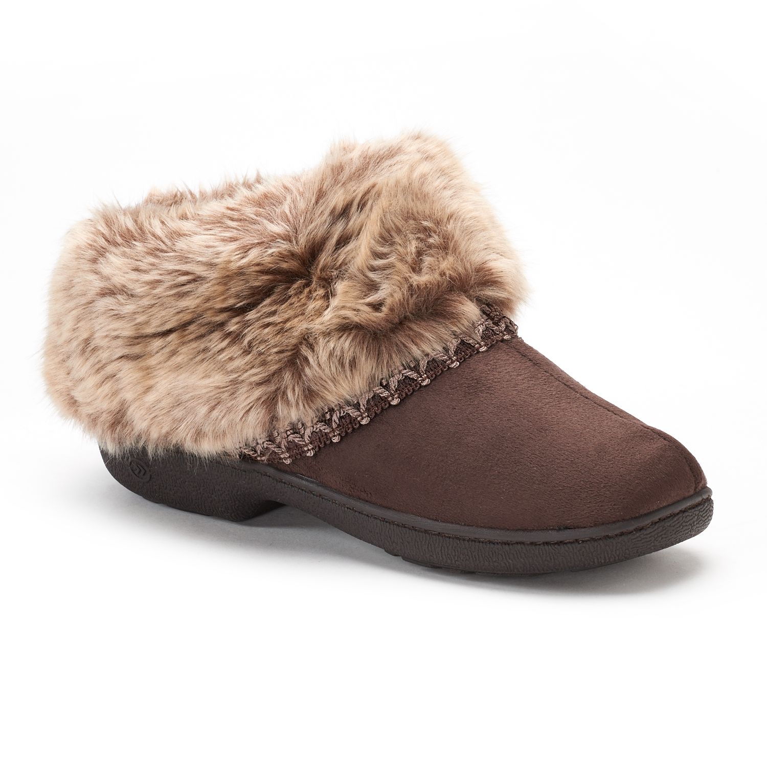 isotoner Nola Microsuede Boot Slippers