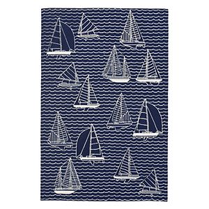 Trans Ocean Imports Liora Manne Capri Sails Indoor Outdoor Rug