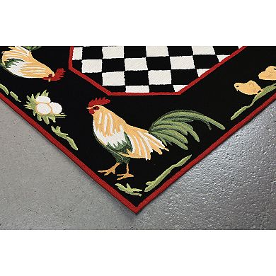 Liora Manne Frontporch Rooster Indoor Outdoor Rug