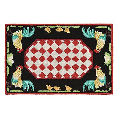 Liora Manne Frontporch Rooster Indoor Outdoor Rug