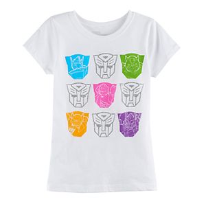Girls 7-16 Transformers Glitter Graphic Tee