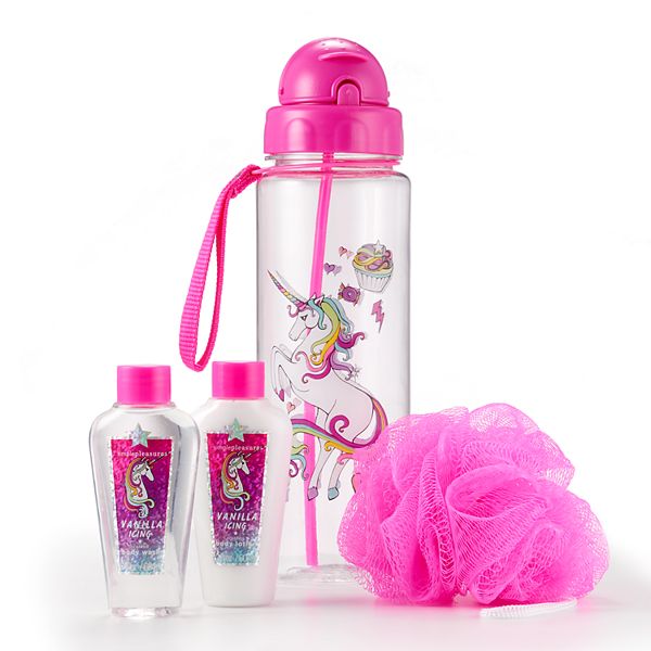 Girls 4 16 Unicorn Water Bottle Wash Set - butterfly hat roblox id code