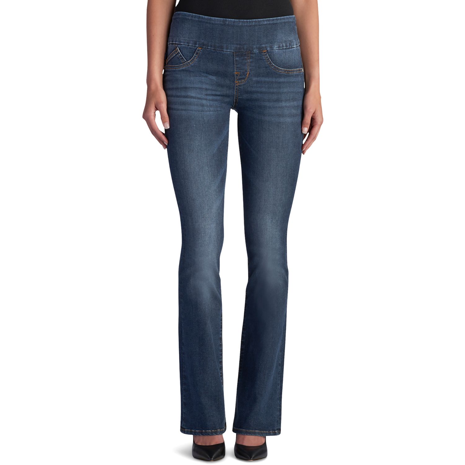 pull on bootcut jeans womens
