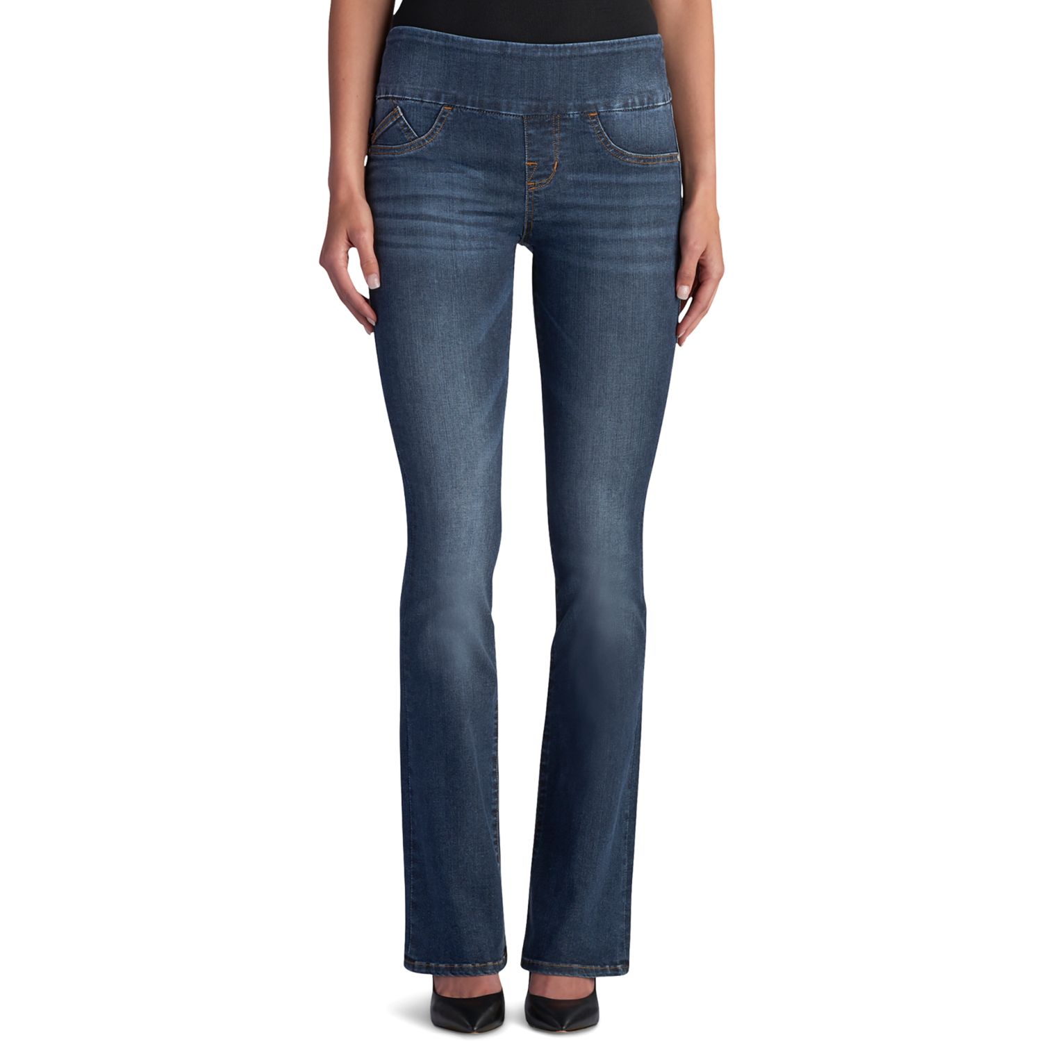 womens pull on bootcut jeans