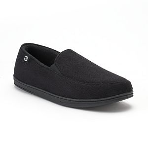 Men's Isotoner Ian Perforated Microsuede Slippers