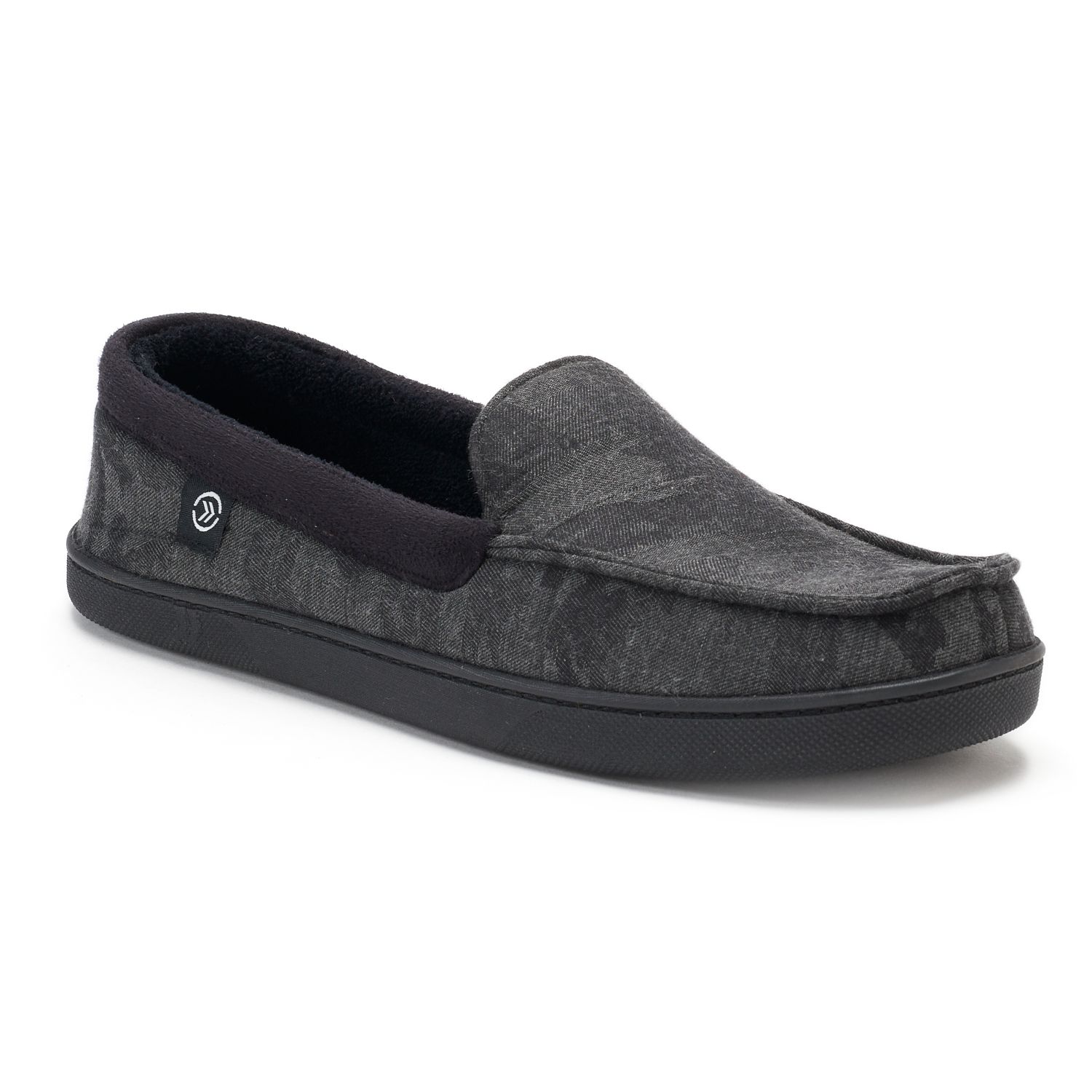 camouflage moccasin slippers