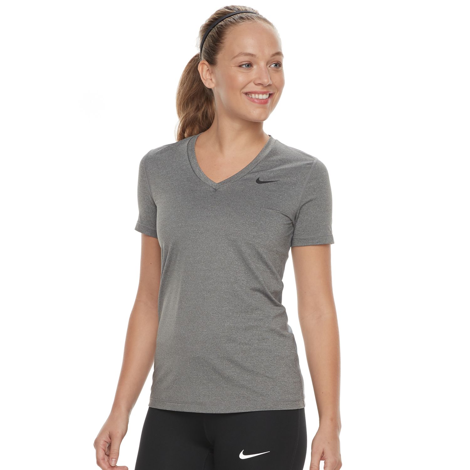 women's nike training short sleeve top