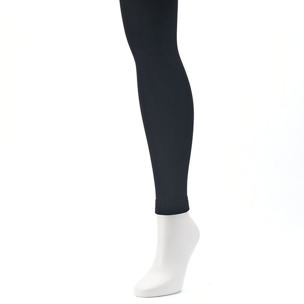 Women's Apt. 9® Fleece-Lined Footless Tights